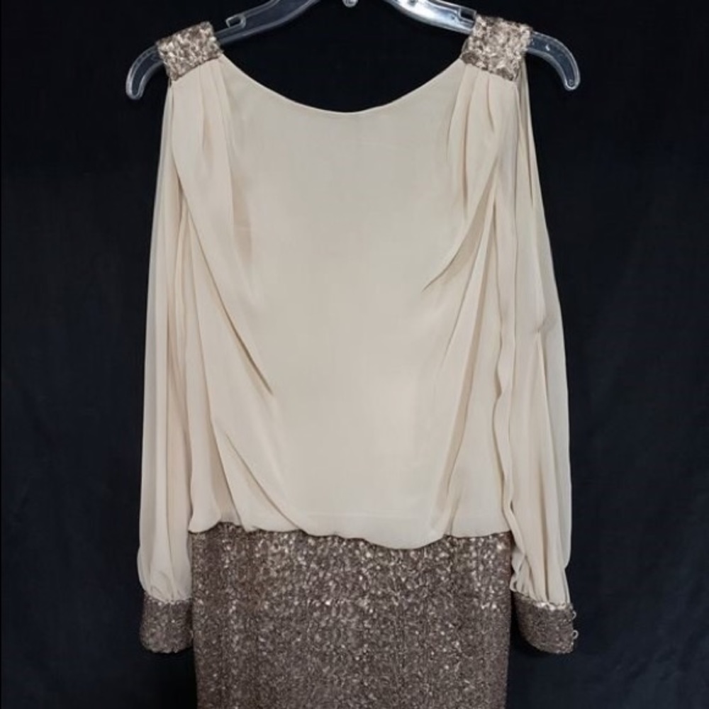 Nwt Cache Dress With Sequins. Size 2. Gorgeous - image 2